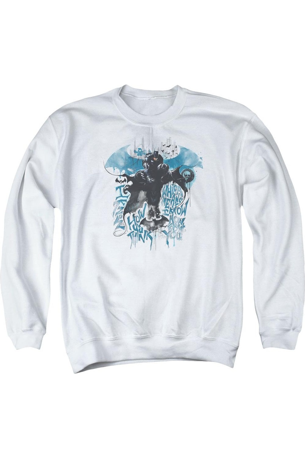 Толстовка Batman Arkham Knight I Know для взрослых с круглым вырезом Gildan, белый
Толстовка Batman Arkham Knight I Know для взрослых с круглым вырезом Gildan, белый