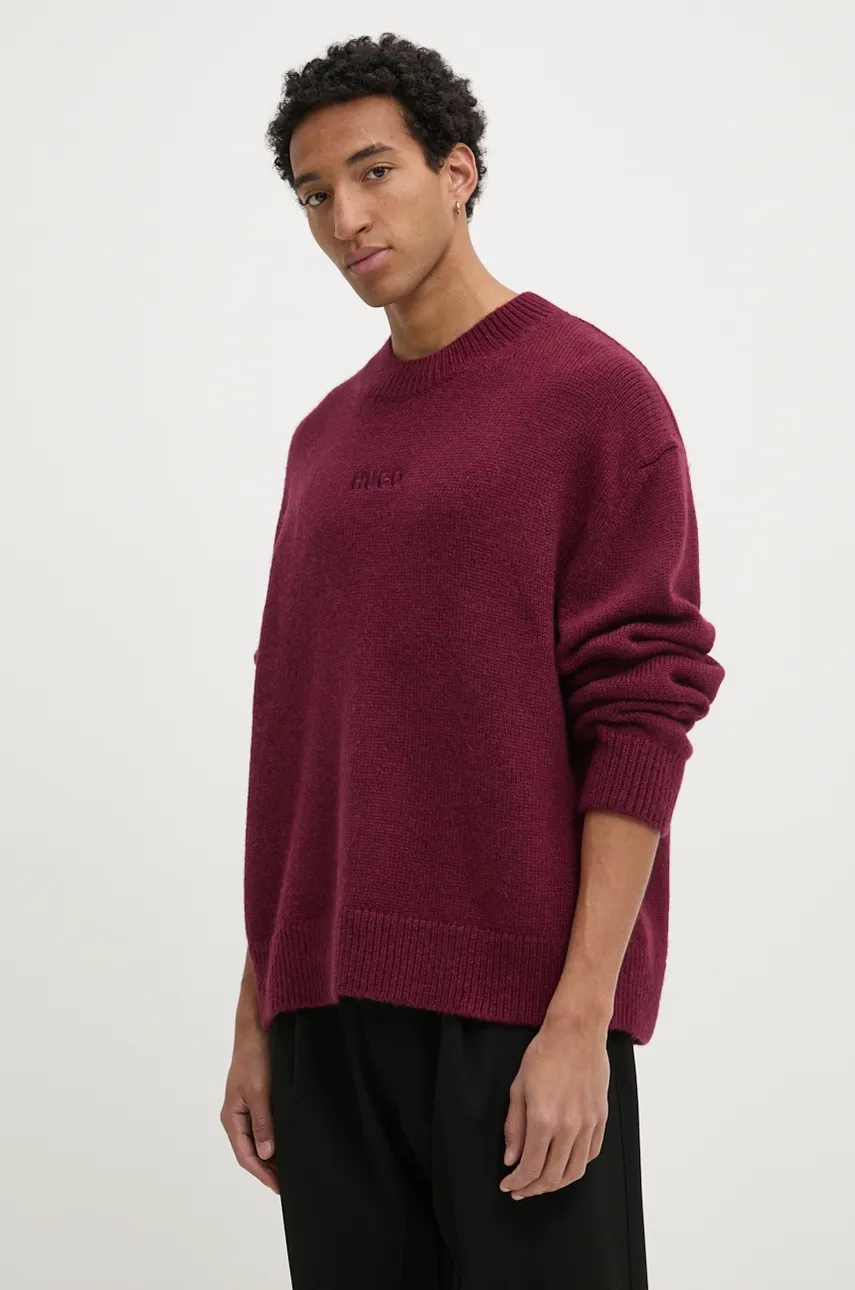 Шерстяной свитер HUGO, гранатовый
Шерстяной свитер HUGO, гранатовый