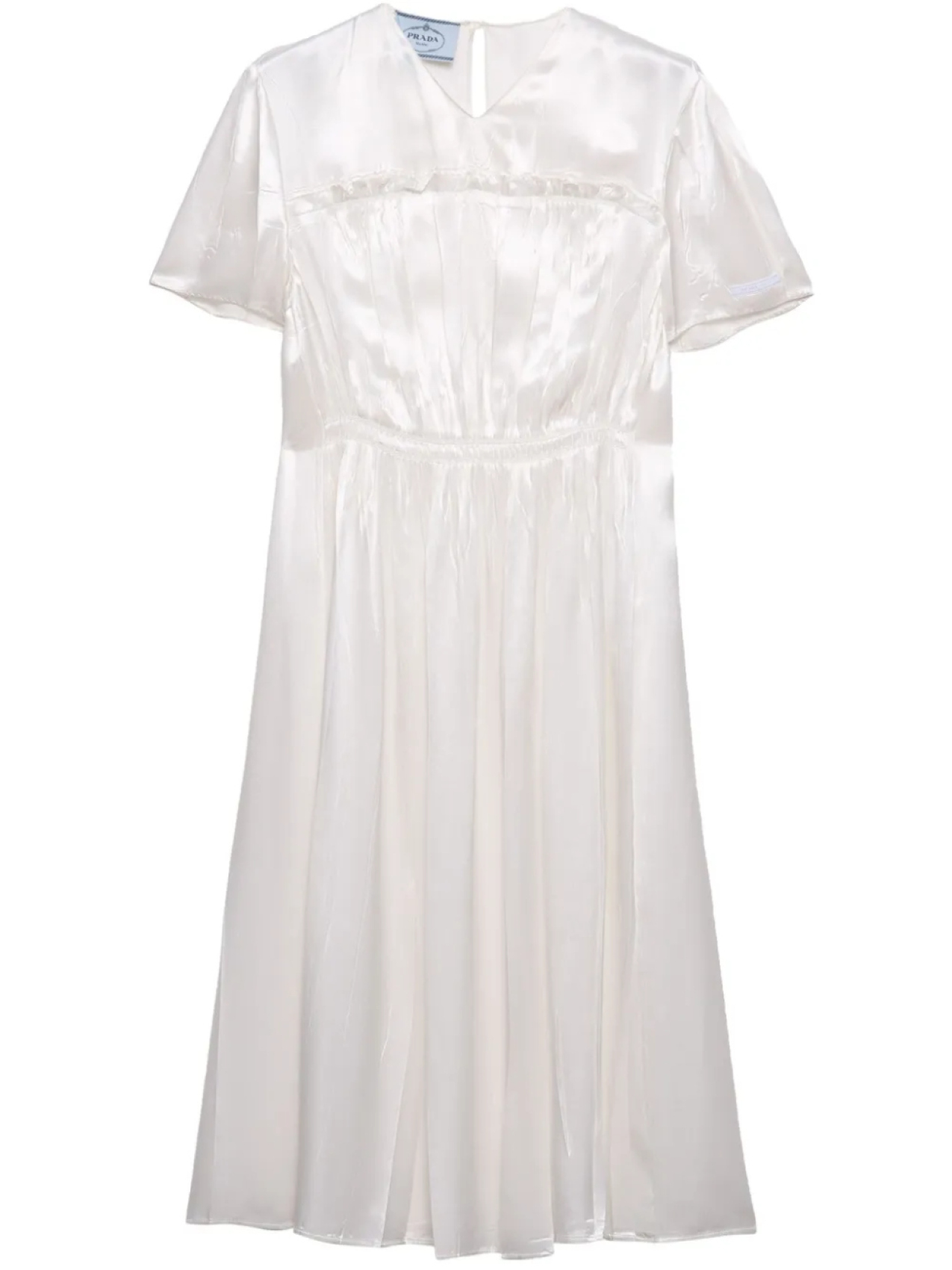Платье миди сатин Prada, белый
Платье миди сатин Prada, белый