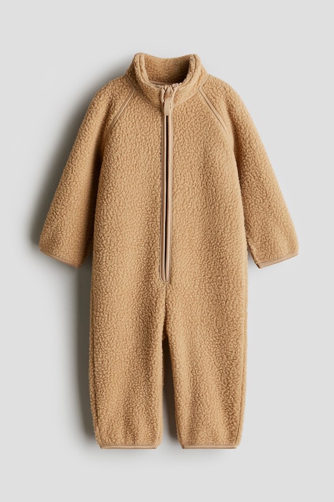 Комбинезон из флиса H&M, бежевый 
Комбинезон из флиса H&M, бежевый