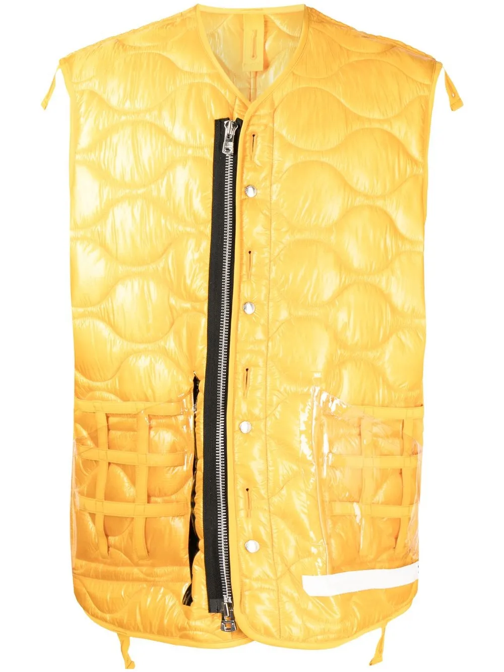 Стеганый жилет с прозрачными карманами Takahiromiyashita The Soloist, желтый
Стеганый жилет с прозрачными карманами Takahiromiyashita The Soloist, желтый