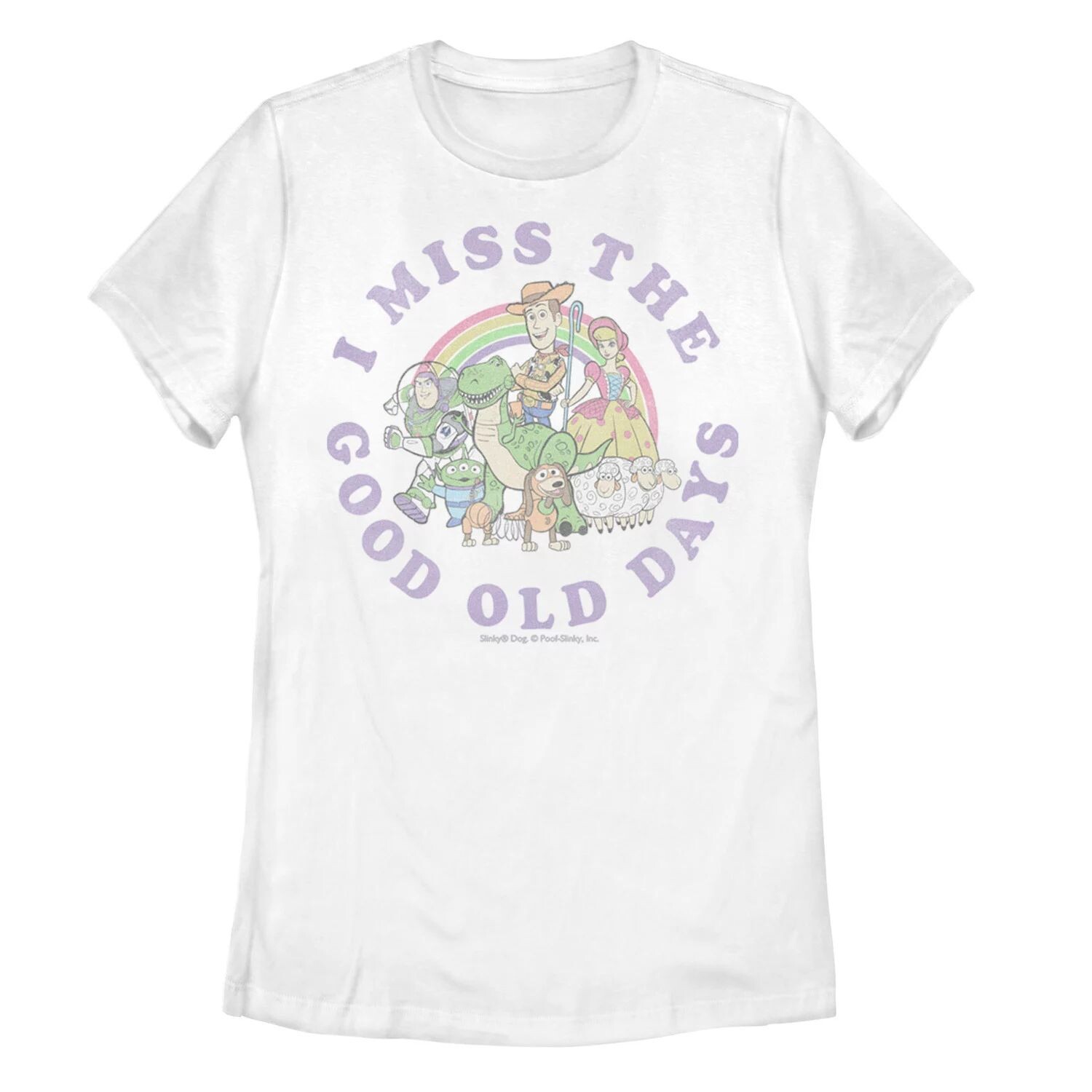 Детская футболка Disney/Pixar «История игрушек: Друзья, я скучаю по старым добрым временам» Licensed Character, белый
Детская футболка Disney/Pixar «История игрушек: Друзья, я скучаю по старым добрым временам» Licensed Character, белый