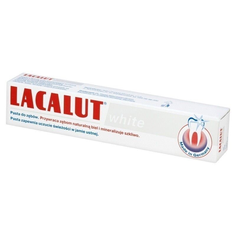 Lacalut White Зубная паста, 75 ml
Lacalut White Зубная паста, 75 ml