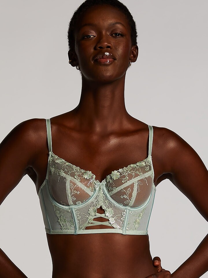 Бюстгальтер на косточках Hunkemöller Lillia, светло-зеленый 
Бюстгальтер на косточках Hunkemöller Lillia, светло-зеленый