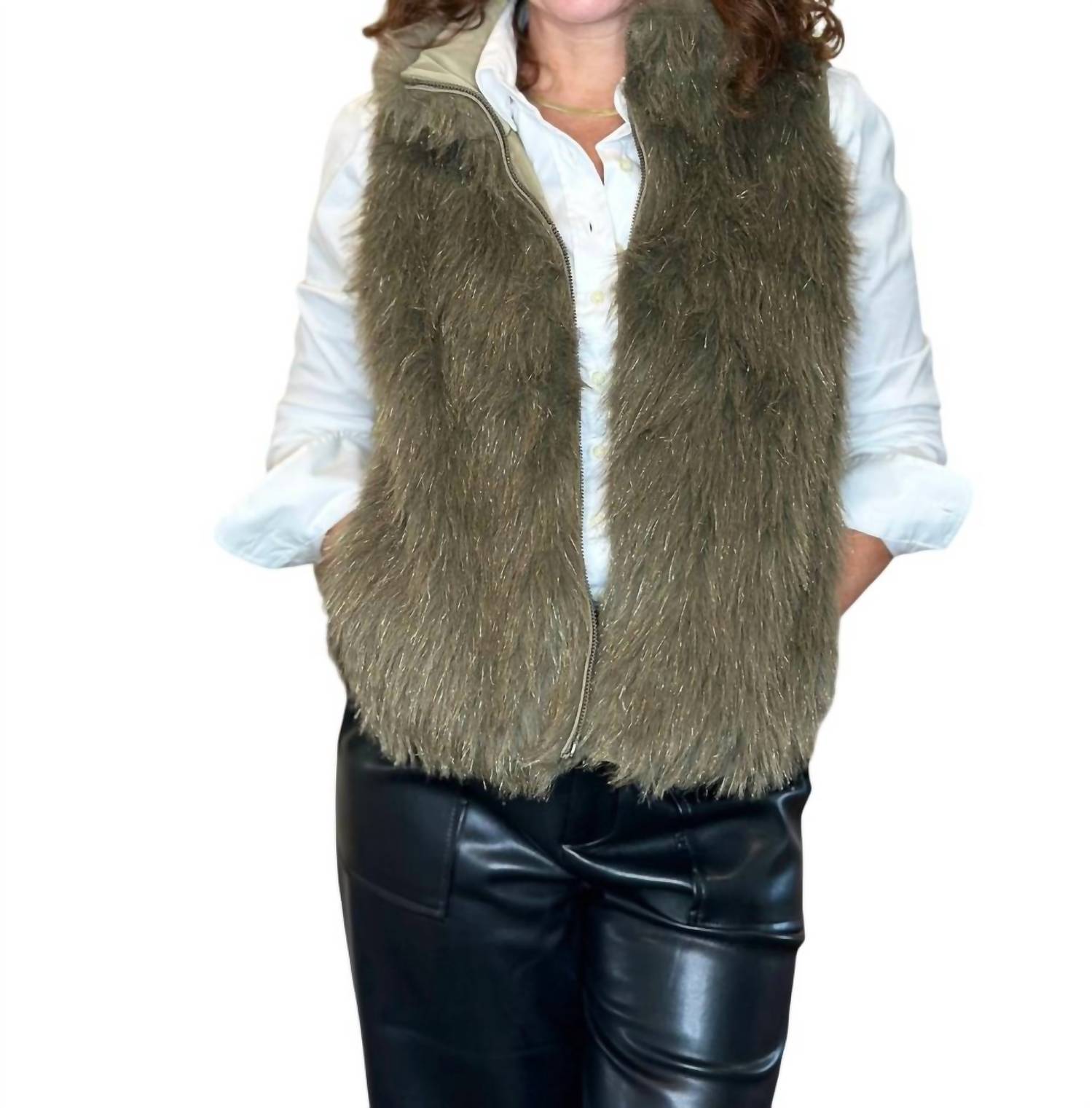 Двусторонний жилет цвета оливы Dylan, оливковый
Двусторонний жилет цвета оливы Dylan, оливковый