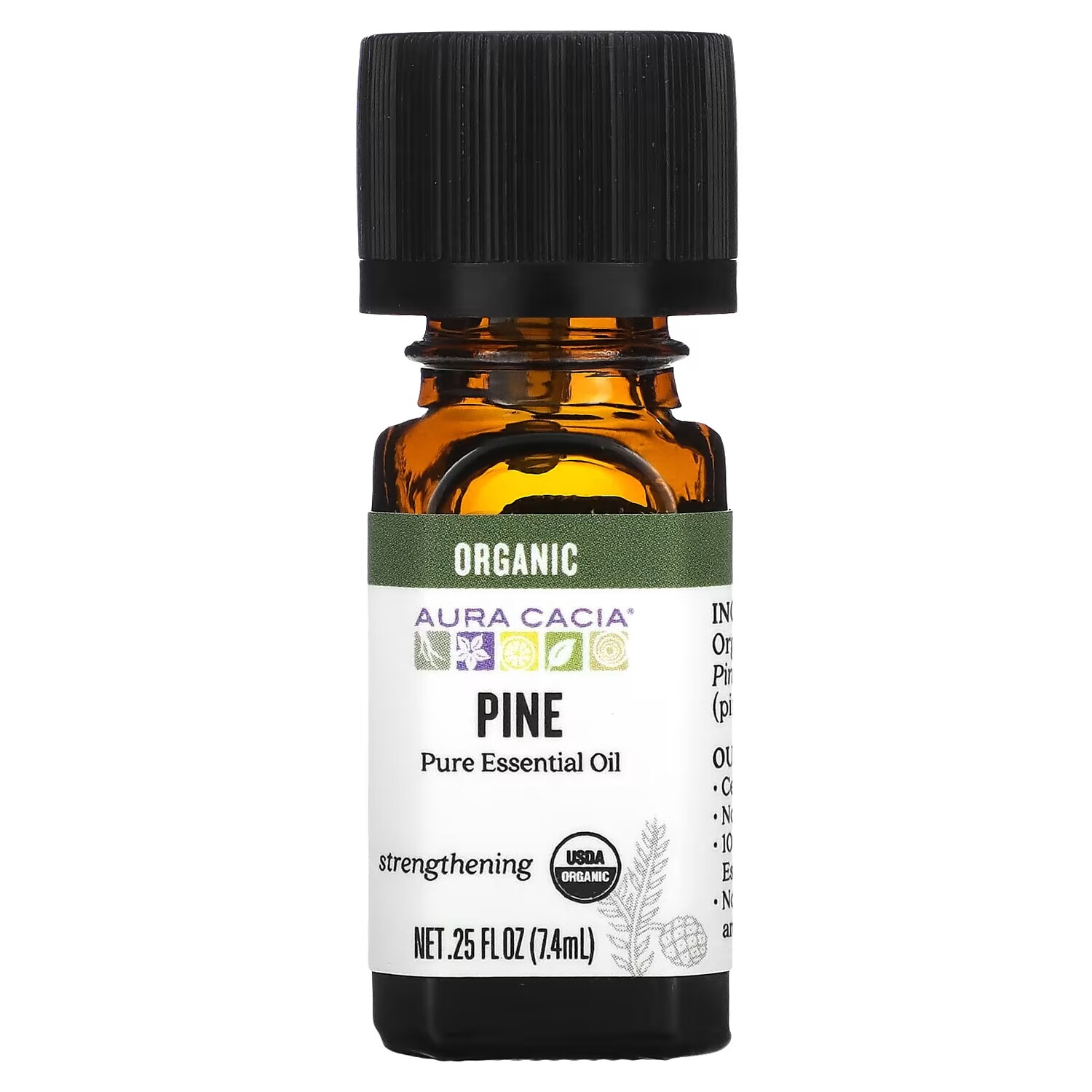 Aura Cacia Pure Эфирное масло органической сосны 0,25 жидкой унции (7,4 мл)
Aura Cacia Pure Эфирное масло органической сосны 0,25 жидкой унции (7,4 мл)