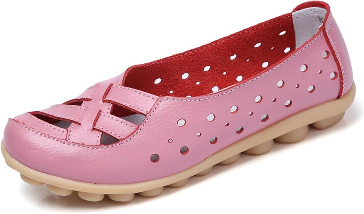 Женские удобные сандалии Дышащие кожаные с вырезами Лоферы-балетки Летние сандалии без шнуровки С вырезами Повседневные с круглым носком Ортопедические лоферы Модная мягкая обувь Kajxz, розовый
Женские удобные сандалии Дышащие кожаные с вырезами Лоферы-балетки Летние сандалии без шнуровки С вырезами Повседневные с круглым носком Ортопедические лоферы Модная мягкая обувь Kajxz, розовый