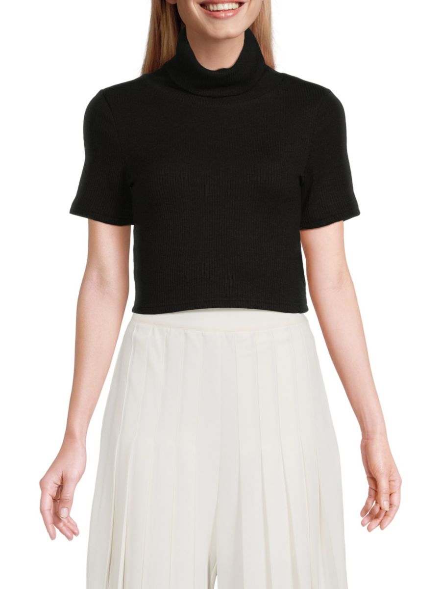 Укороченный свитер с высоким воротом Anne Area Stars, черный
Укороченный свитер с высоким воротом Anne Area Stars, черный