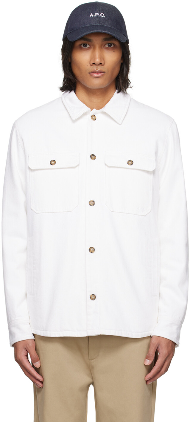 Белая куртка Алессио A.P.C.
Белая куртка Алессио A.P.C.