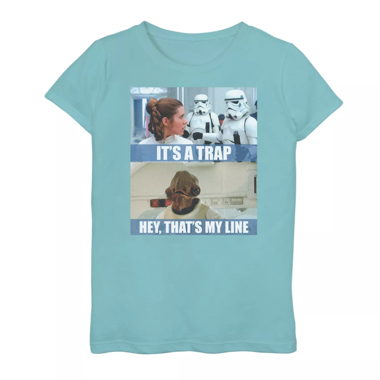 Футболка с рисунком мема «Звездные войны: это ловушка» для девочек 7–16 лет Star Wars
Футболка с рисунком мема «Звездные войны: это ловушка» для девочек 7–16 лет Star Wars
