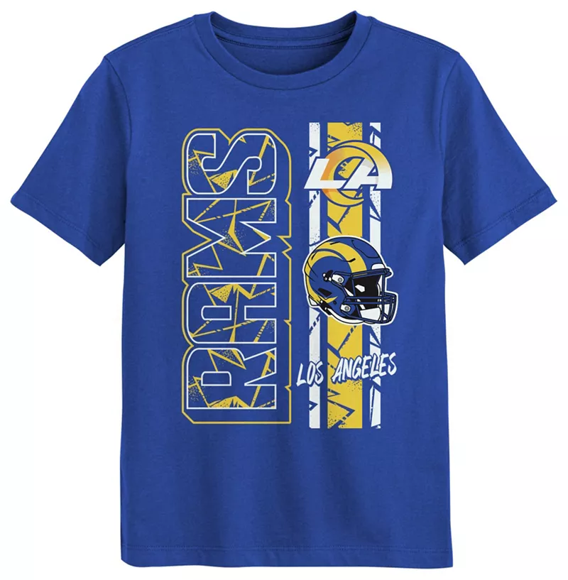 Одежда команды НФЛ Универсальная футболка Los Angeles Rams для маленьких детей Royal NFL Team Apparel
Одежда команды НФЛ Универсальная футболка Los Angeles Rams для маленьких детей Royal NFL Team Apparel