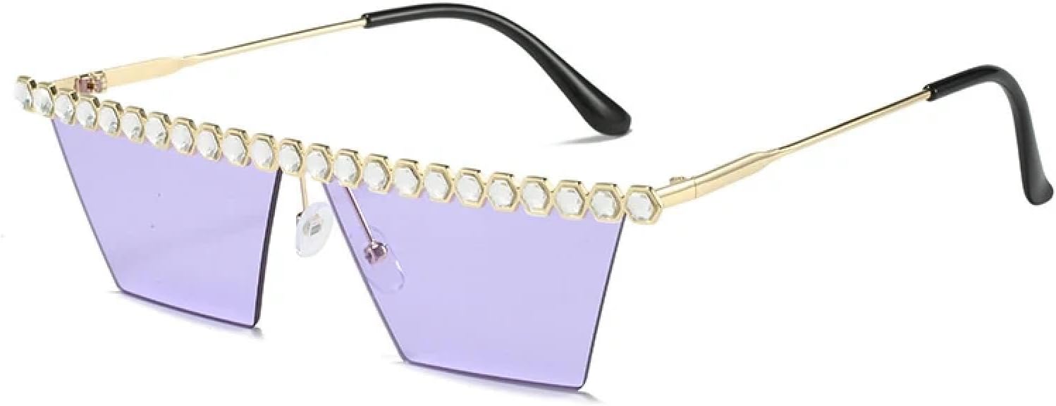 Винтажные солнцезащитные очки с имитацией бриллиантов для женщин и мужчин, модные и стильные очки для отдыха на природе и вечеринок, солнцезащитные очки с защитой от УФ-излучения UV400 TKKTLLT, Gold Purple
Винтажные солнцезащитные очки с имитацией бриллиантов для женщин и мужчин, модные и стильные очки для отдыха на природе и вечеринок, солнцезащитные очки с защитой от УФ-излучения UV400 TKKTLLT, Gold Purple