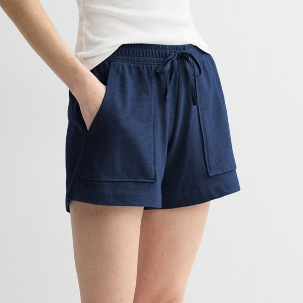 Женские удобные трикотажные шорты миди Sonoma Goods For Life, синий
Женские удобные трикотажные шорты миди Sonoma Goods For Life, синий