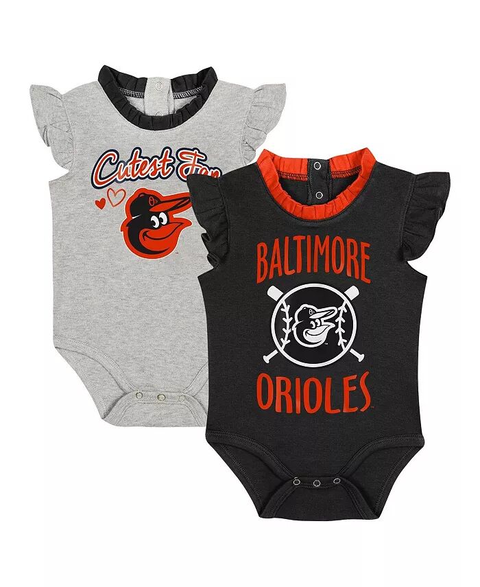 Комплект из двух боди-костюмов Baltimore Orioles для мальчиков и девочек черного и серого цвета Fanatics
Комплект из двух боди-костюмов Baltimore Orioles для мальчиков и девочек черного и серого цвета Fanatics