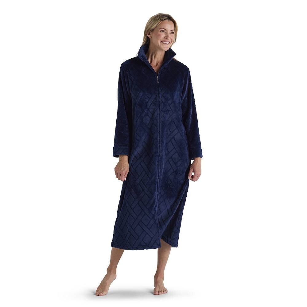 Длинный флисовый халат Petite Miss Elaine Essentials на молнии, цвет Midnight Blue
Длинный флисовый халат Petite Miss Elaine Essentials на молнии, цвет Midnight Blue