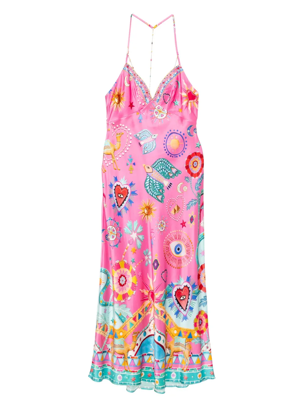 Платье-комбинация с цепочкой Camilla, розовый
Платье-комбинация с цепочкой Camilla, розовый