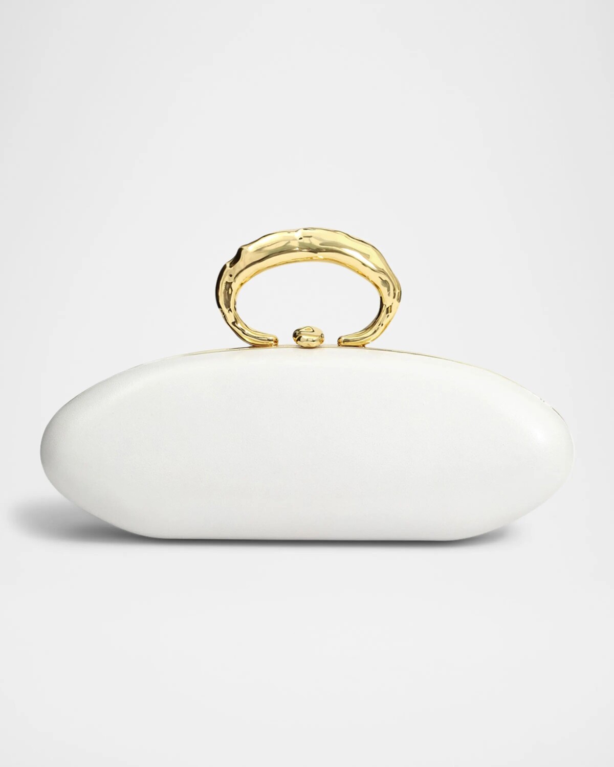 Кожаный клатч Molten Ring Bullet Alexis Bittar, цвет White Prl
Кожаный клатч Molten Ring Bullet Alexis Bittar, цвет White Prl