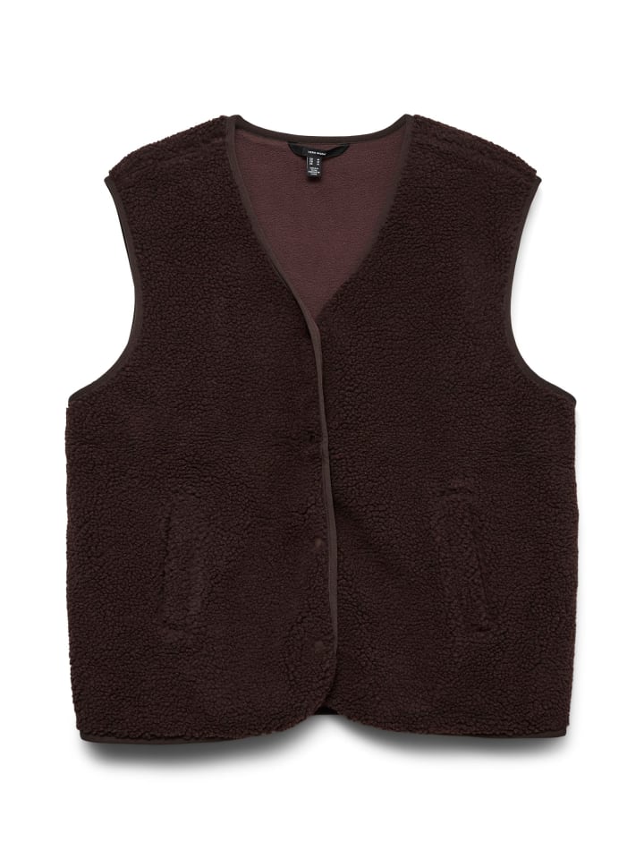 Vero Moda Меховой жилет из плюшевого меха в цвете «Черный кофе»
Vero Moda Меховой жилет из плюшевого меха в цвете «Черный кофе»