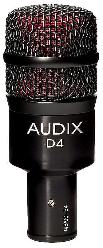 Микрофон Audix D4 Hypercardioid Dynamic Drum / Instrument Microphone 
Микрофон Audix D4 Hypercardioid Dynamic Drum / Instrument Microphone