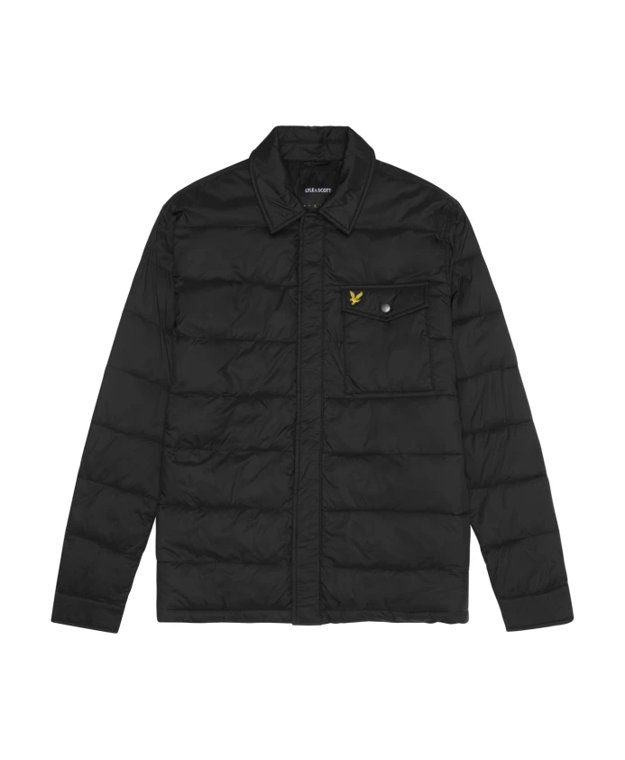 Стеганая куртка с воротником Lyle & Scott, черный
Стеганая куртка с воротником Lyle & Scott, черный