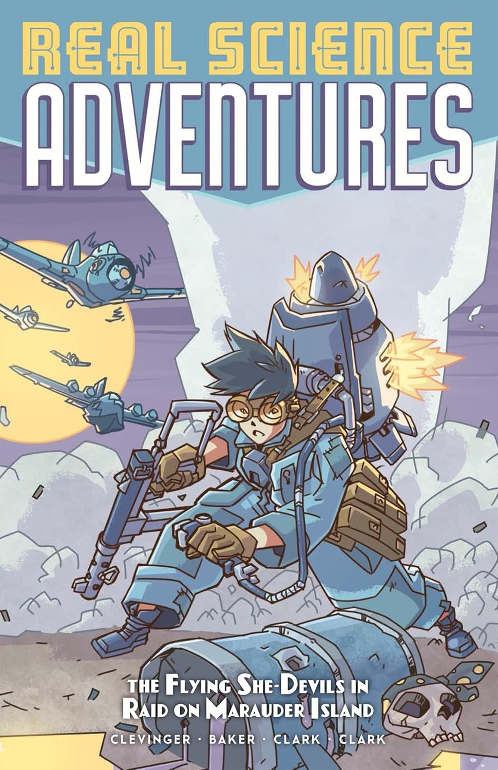 Atomic Robo Presents Real Science Adventures: The Flying She-Devils in Raid on Marauder Island (ATOMIC ROBO RSA) (IDW Publishing)
Atomic Robo Presents Real Science Adventures: The Flying She-Devils in Raid on Marauder Island (ATOMIC ROBO RSA) (IDW Publishing)