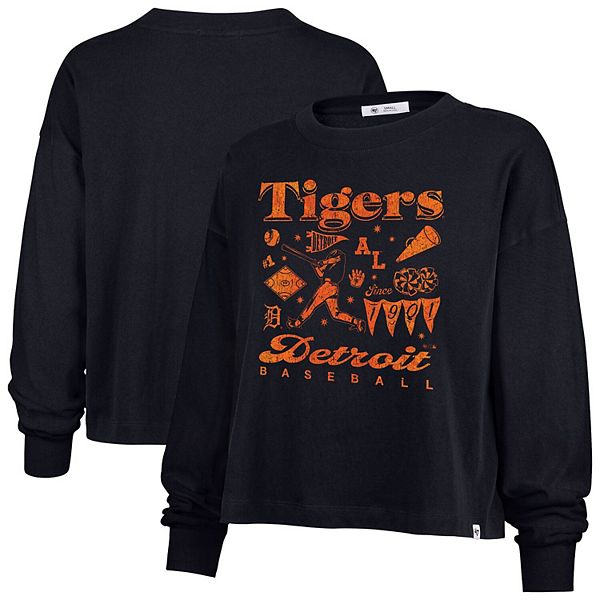 Женская футболка с длинным рукавом '47 Detroit Tigers с коллажем 47 Brand
Женская футболка с длинным рукавом '47 Detroit Tigers с коллажем 47 Brand