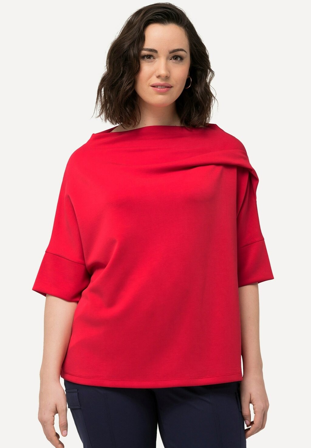 Толстовка Ulla Popken, светло-розовый 
Толстовка Ulla Popken, светло-розовый