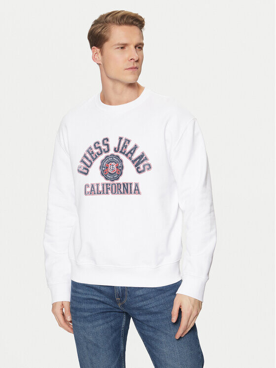Толстовка обычного кроя Guess Jeans, белый
Толстовка обычного кроя Guess Jeans, белый