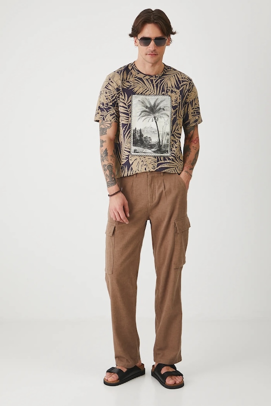Льняные брюки Medicine, коричневый
Льняные брюки Medicine, коричневый