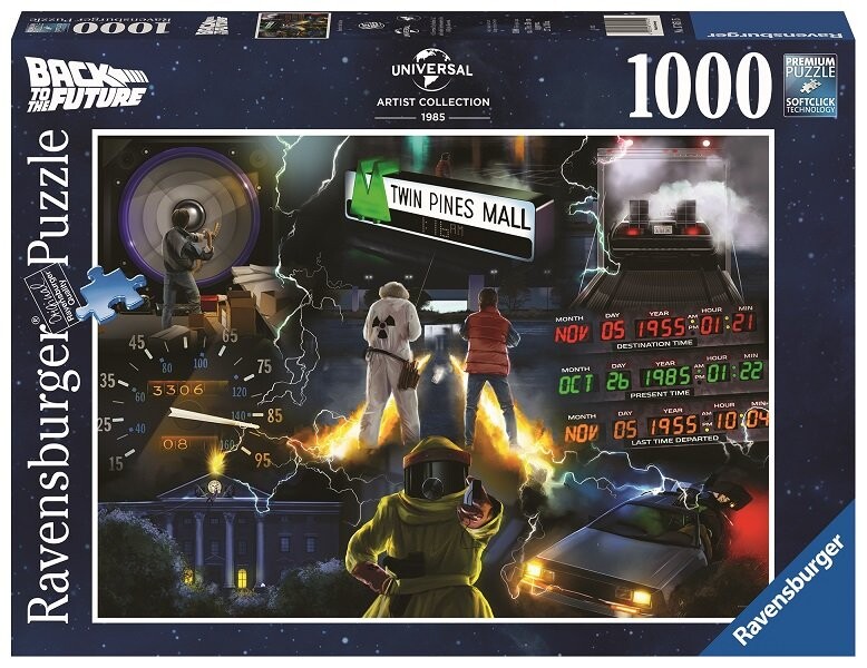 Пазл Ravensburger Назад в будущее, 1000 шт.
Пазл Ravensburger Назад в будущее, 1000 шт.