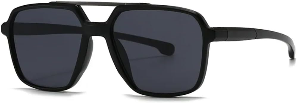 Винтажные солнцезащитные очки с двойной перемычкой, квадратной формы, для мужчин, классические, для женщин, солнцезащитные очки для вождения, защита от УФ-излучения UV400 TVTBBVV, C1 Black Black
Винтажные солнцезащитные очки с двойной перемычкой, квадратной формы, для мужчин, классические, для женщин, солнцезащитные очки для вождения, защита от УФ-излучения UV400 TVTBBVV, C1 Black Black