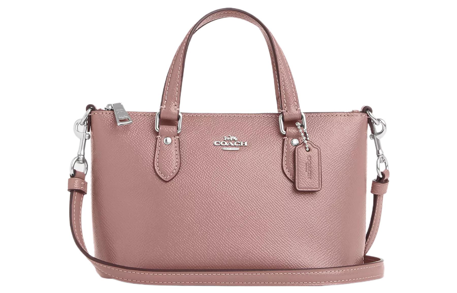 COACH Кожаная сумка через плечо маленькая женская розовая
COACH Кожаная сумка через плечо маленькая женская розовая