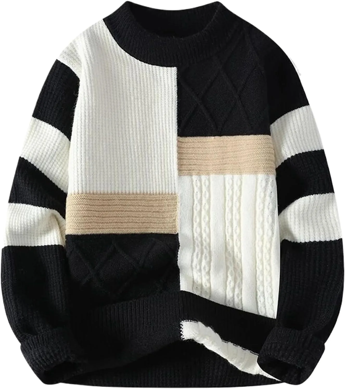 Осенне-зимний мужской свитер O-Neck в стиле пэчворк FSSNHQHCJ
Осенне-зимний мужской свитер O-Neck в стиле пэчворк FSSNHQHCJ