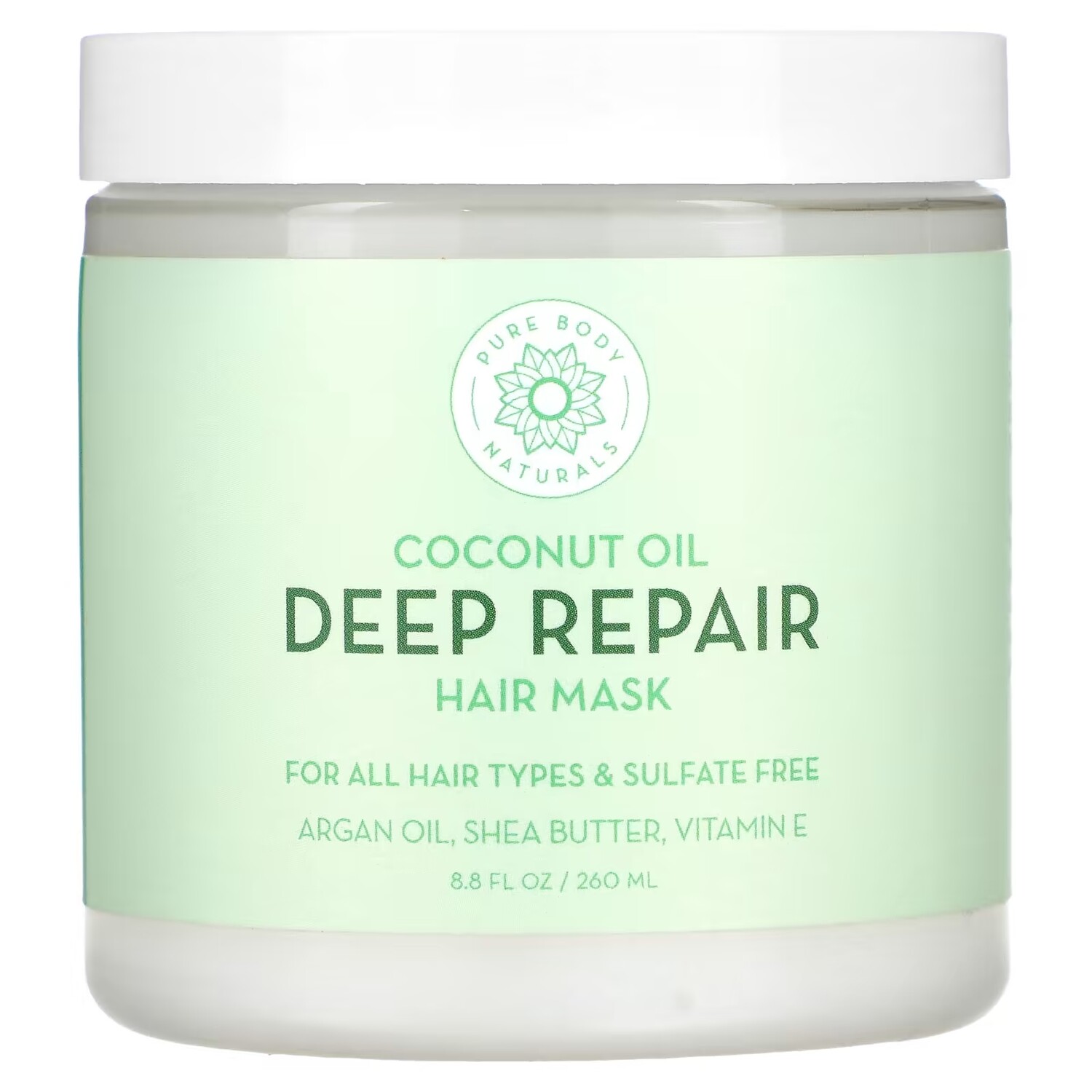 Маска для глубокого восстановления волос Pure Body Naturals с кокосовым маслом
Маска для глубокого восстановления волос Pure Body Naturals с кокосовым маслом