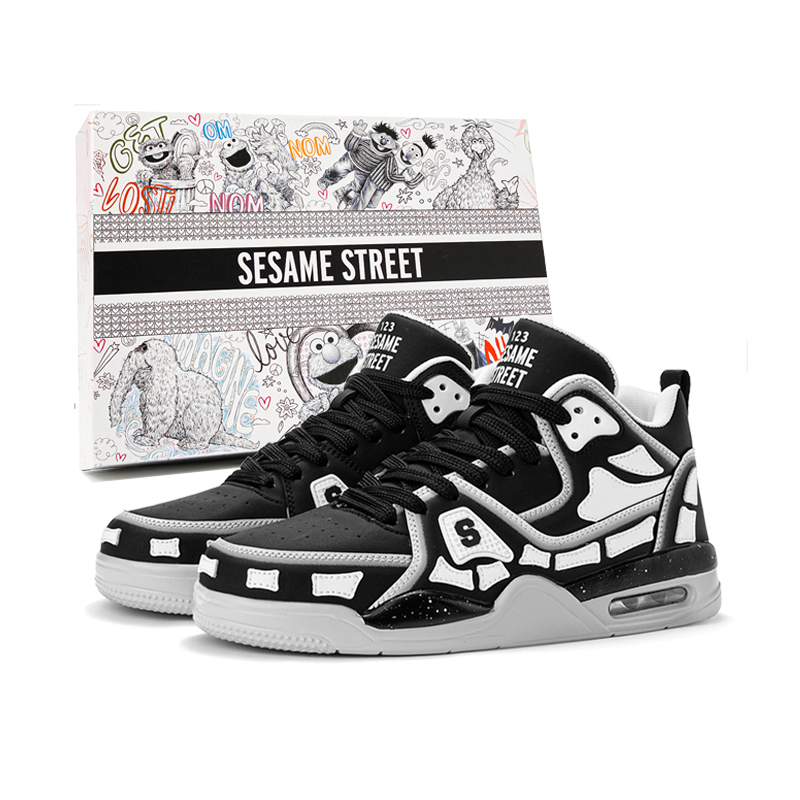 SESAME STREET Юнисекс скейтбордские кроссовки мид-топ Китайский красный/Классический черный белый, цвет Classic Black White
SESAME STREET Юнисекс скейтбордские кроссовки мид-топ Китайский красный/Классический черный белый, цвет Classic Black White