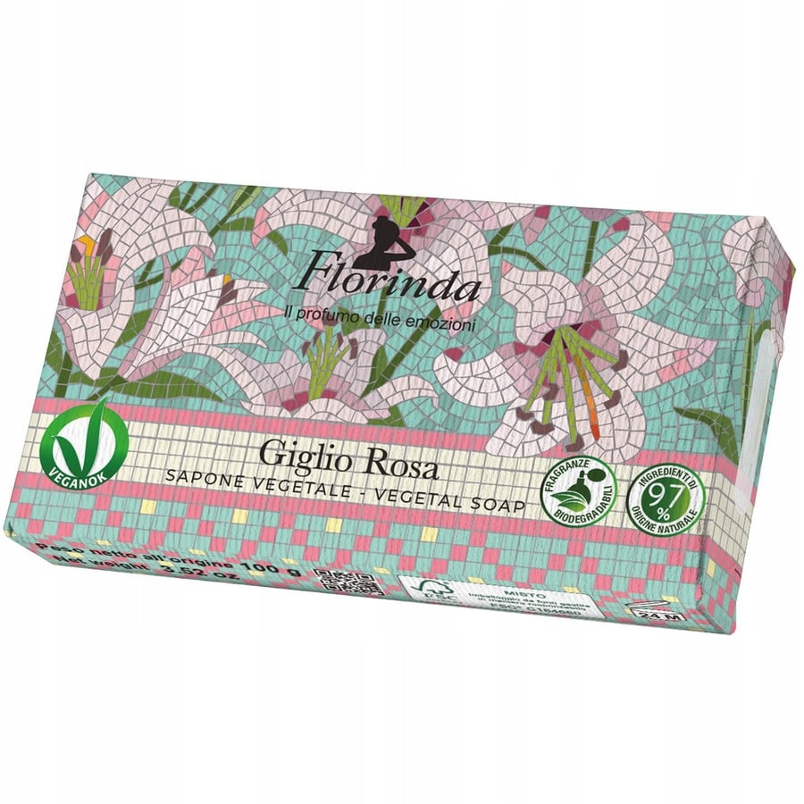Мыло ручной работы Florinda Розовая лилия 100 г
Мыло ручной работы Florinda Розовая лилия 100 г