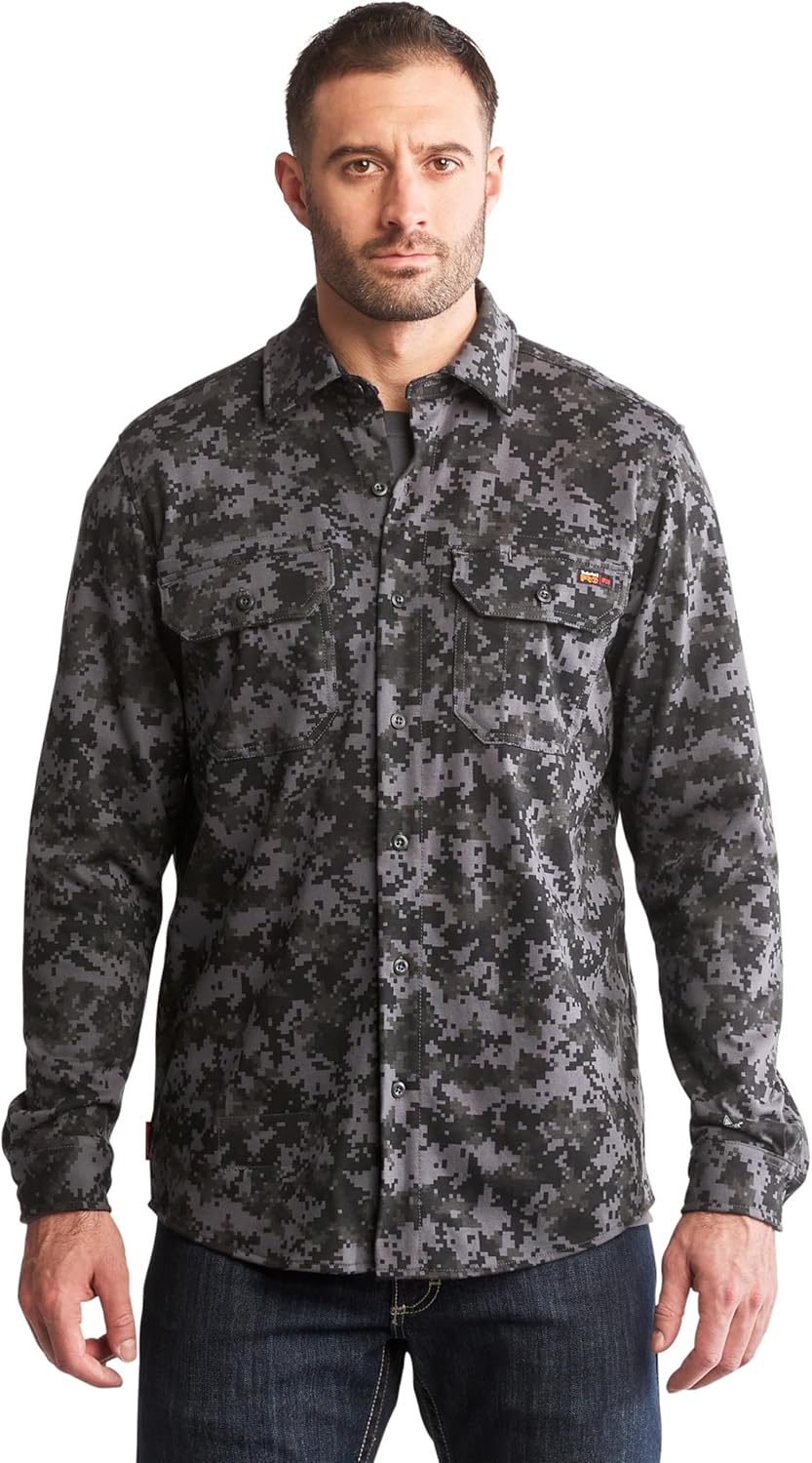 Timberland PRO Fr Cotton Core огнестойкая рубашка на пуговицах, Black Digital Print
Timberland PRO Fr Cotton Core огнестойкая рубашка на пуговицах, Black Digital Print