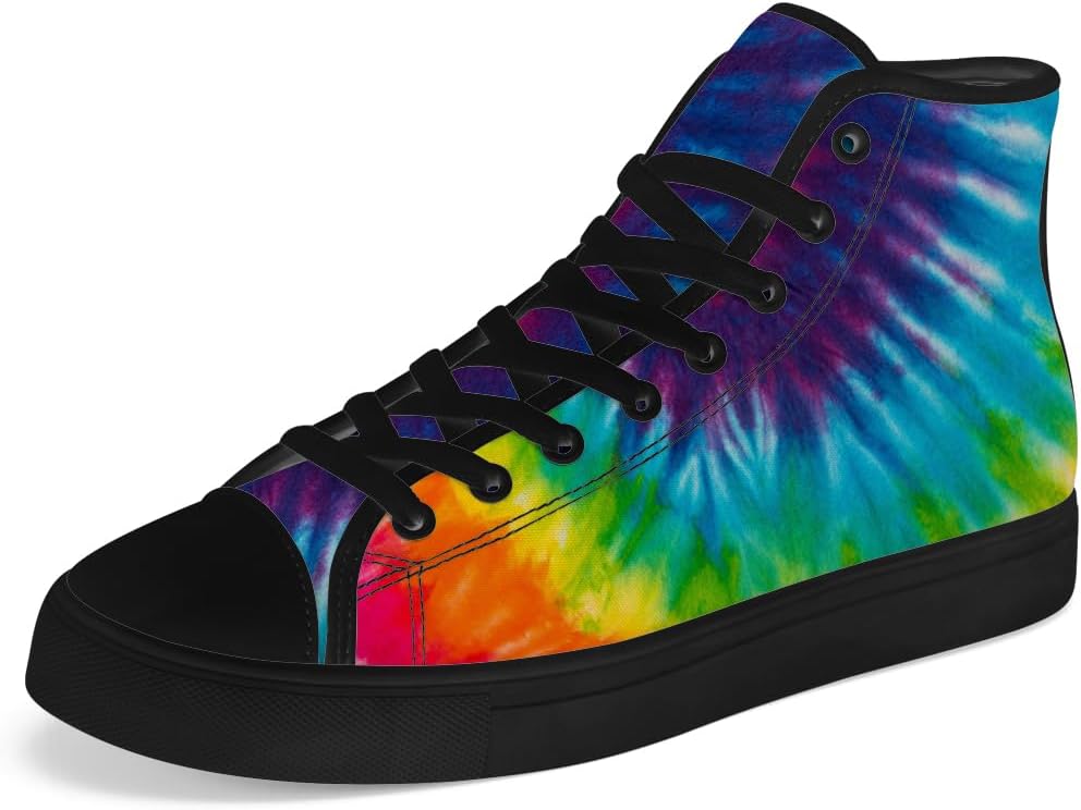 Мужские и женские высокие кеды с узором тай-дай на холщовой ткани, высокие кроссовки на шнуровке, повседневная обувь Chebing, желтый/фиолетовый
Мужские и женские высокие кеды с узором тай-дай на холщовой ткани, высокие кроссовки на шнуровке, повседневная обувь Chebing, желтый/фиолетовый