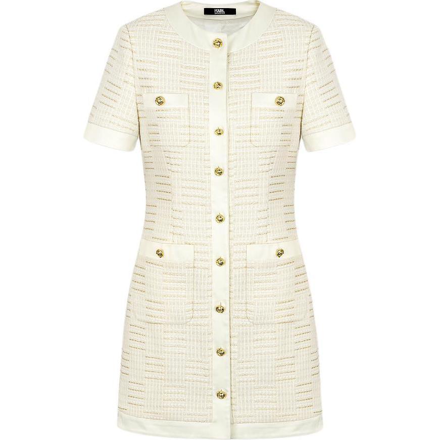 KARL LAGERFELD SS24 Женское белое платье с короткими рукавами KARL LAGERFELD / Karl Lagerfeld Jeans
KARL LAGERFELD SS24 Женское белое платье с короткими рукавами KARL LAGERFELD / Karl Lagerfeld Jeans