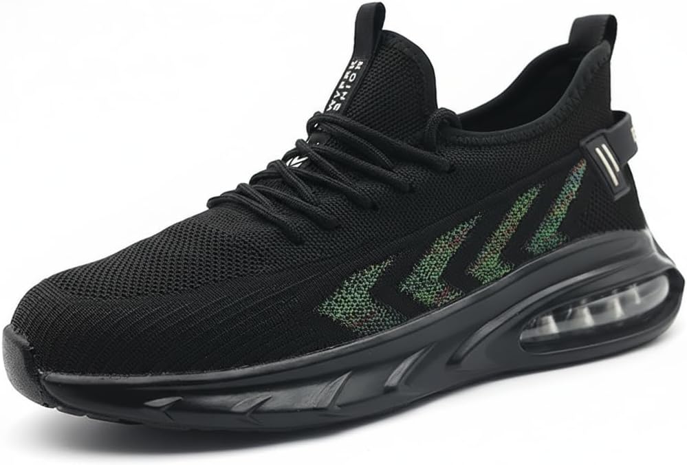 Мужские ботинки с металлическим носком, пробоустойчивые, противоскользящие, дышащие кроссовки-безопасность, с амортизирующей воздушной стелькой, промышленные строительные ботинки для мужчин Flowergirr, черный
Мужские ботинки с металлическим носком, пробоустойчивые, противоскользящие, дышащие кроссовки-безопасность, с амортизирующей воздушной стелькой, промышленные строительные ботинки для мужчин Flowergirr, черный