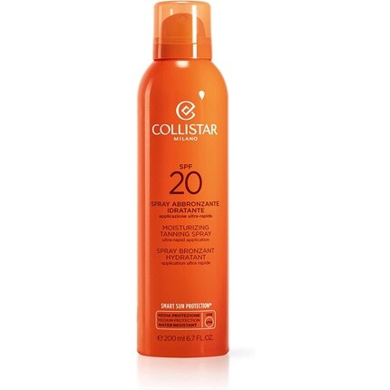 Collistar Special Perfect Tan Увлажняющий спрей для загара 200 мл SPF20 
Collistar Special Perfect Tan Увлажняющий спрей для загара 200 мл SPF20