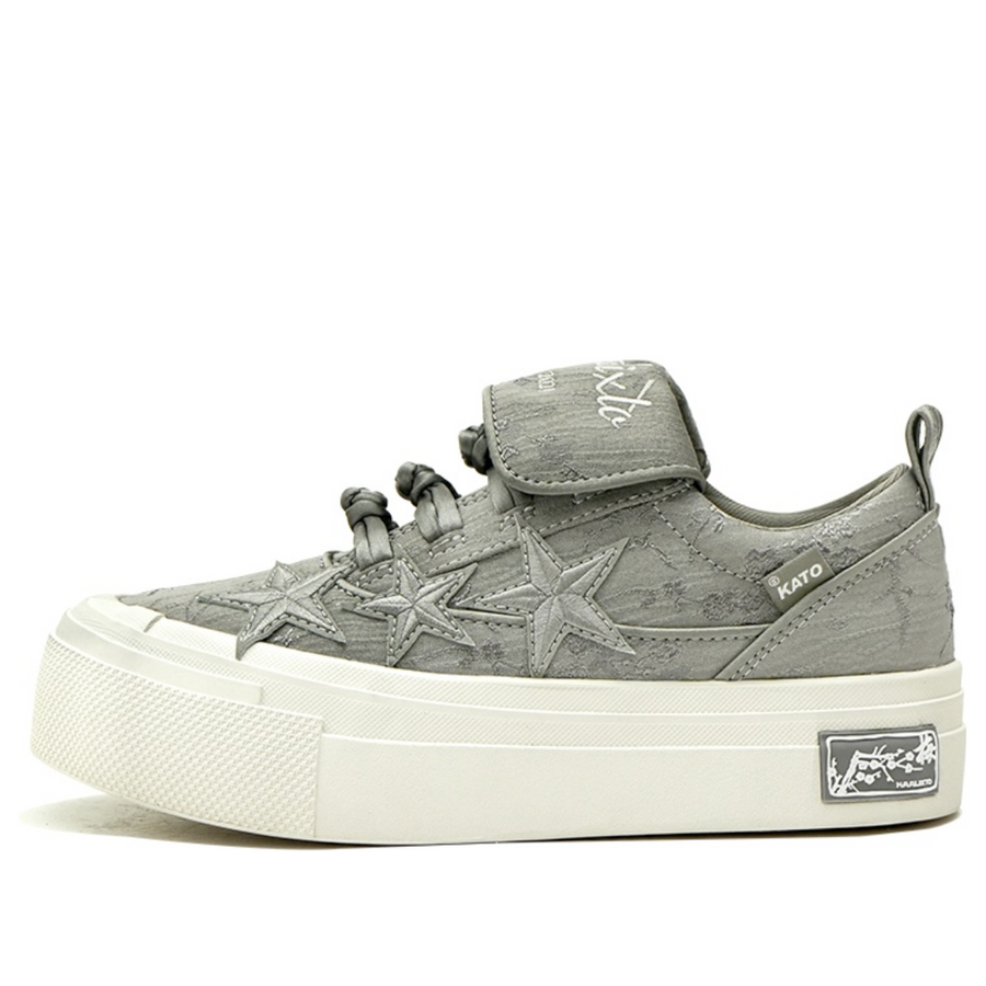 Кроссовки KAALIXTO Skateboarding Canvas Low 'Grey', серый 
Кроссовки KAALIXTO Skateboarding Canvas Low 'Grey', серый
