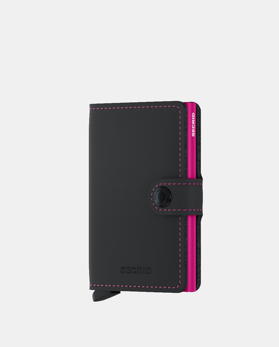 Визитница из кожи черного цвета и фуксии с RFID-защитой Secrid, мультиколор
Визитница из кожи черного цвета и фуксии с RFID-защитой Secrid, мультиколор