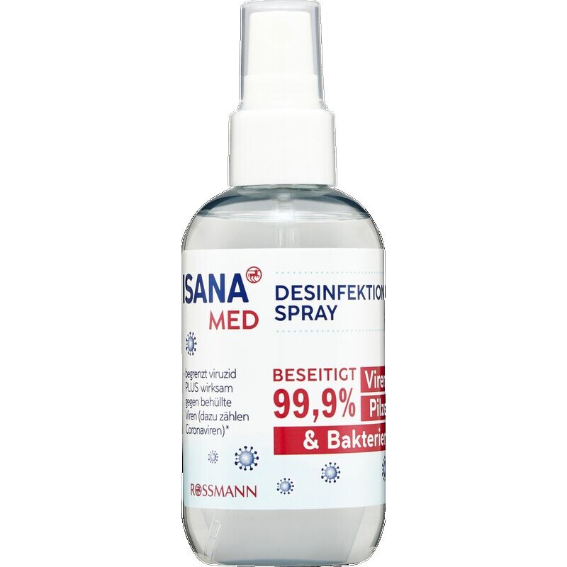 Дезинфицирующий спрей ISANA, 100 ml 
Дезинфицирующий спрей ISANA, 100 ml