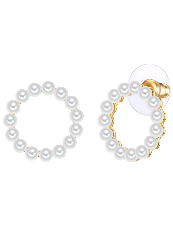 Lulu & Jane Серьги-гвоздики с жемчугом, латунь, белый жемчуг из ракушек
Lulu & Jane Серьги-гвоздики с жемчугом, латунь, белый жемчуг из ракушек