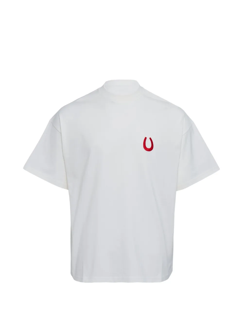 Футболка с вышивкой в виде подковы Jil Sander, белый
Футболка с вышивкой в виде подковы Jil Sander, белый