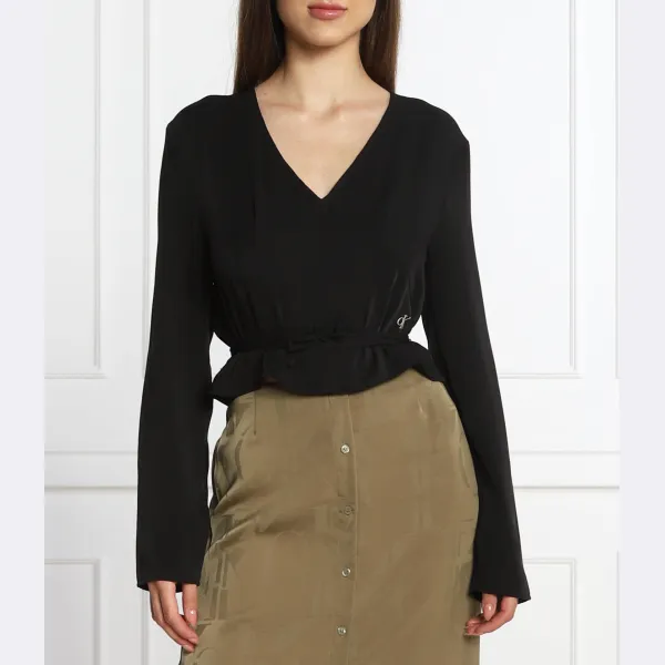 Блузка стандартного кроя Calvin Klein, черный
Блузка стандартного кроя Calvin Klein, черный