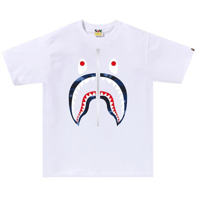 Футболка BAPE Color Camo Shark 'White/Navy', белый
Футболка BAPE Color Camo Shark 'White/Navy', белый