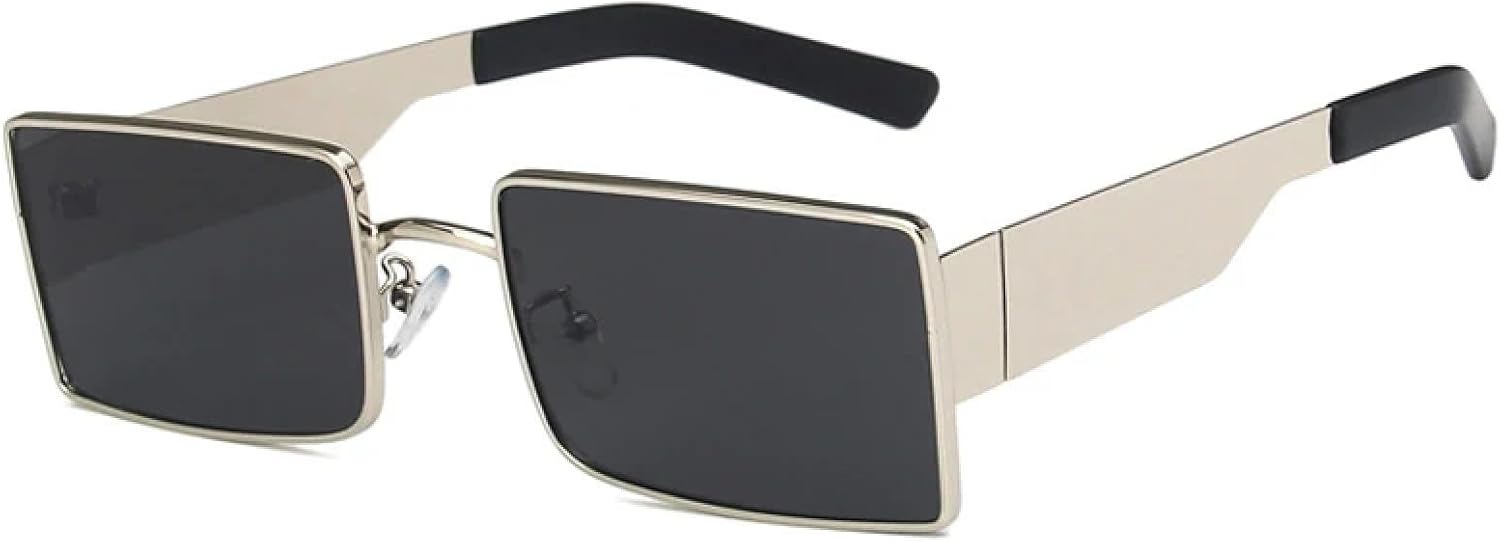 Роскошные маленькие солнцезащитные очки для женщин и мужчин в стиле стимпанк, с металлической оправой, для вождения и путешествий, с защитой от УФ-излучения UV400 TKKTLLT, Silver Gray
Роскошные маленькие солнцезащитные очки для женщин и мужчин в стиле стимпанк, с металлической оправой, для вождения и путешествий, с защитой от УФ-излучения UV400 TKKTLLT, Silver Gray