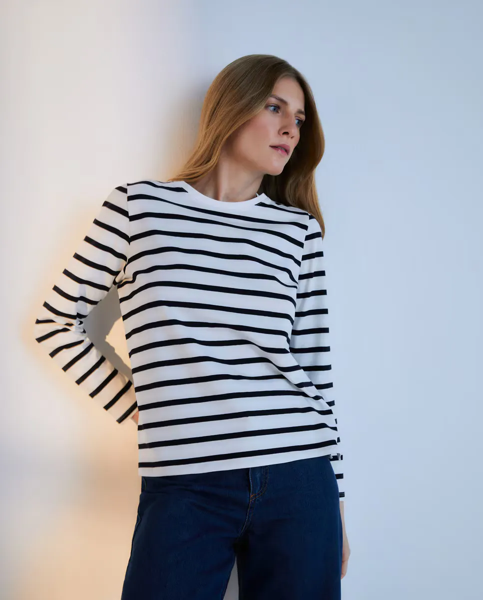 Женская базовая футболка с длинными рукавами Woman El Corte Inglés, белый
Женская базовая футболка с длинными рукавами Woman El Corte Inglés, белый